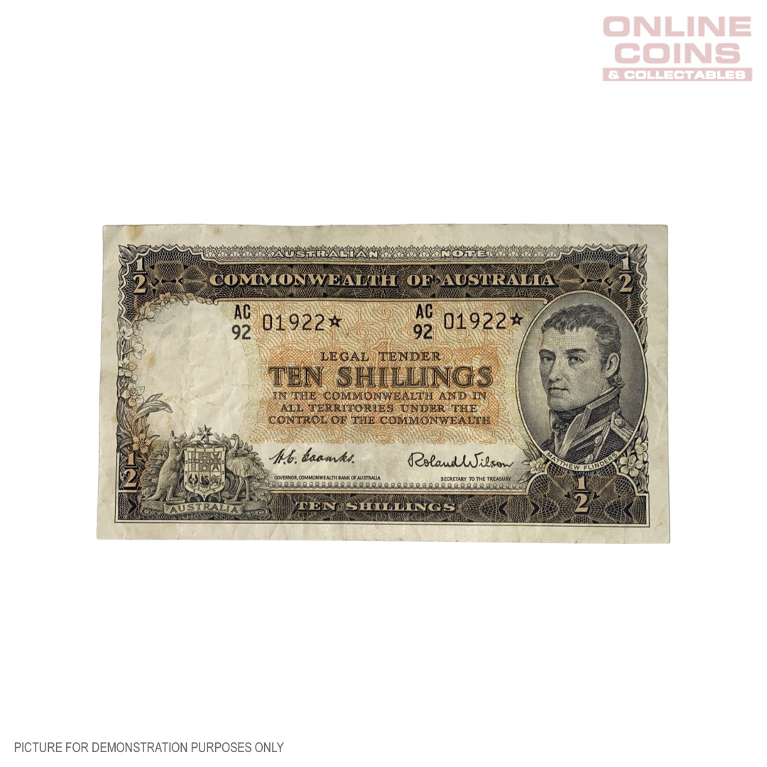 1954 Coombs Wilson Ten Shilling STAR Replacement Note